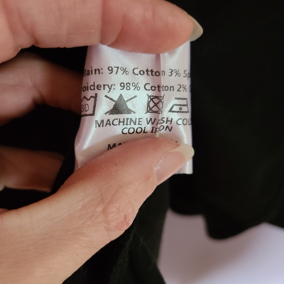 Collectif Black A-Line Skirt with Pink Flamingo Accent - Picture 6 of 9